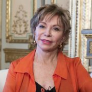 the writer Isabel Allende during the presentation of her book LARGO PETALO DE MAR (long petalo de mar) at the house in America de Madrid. Spain May 27, 2019 (Photo by Oscar Gonzalez/NurPhoto)