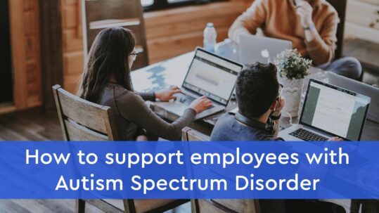 support employees with autism