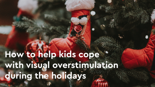 visual overstimulation during the holidays